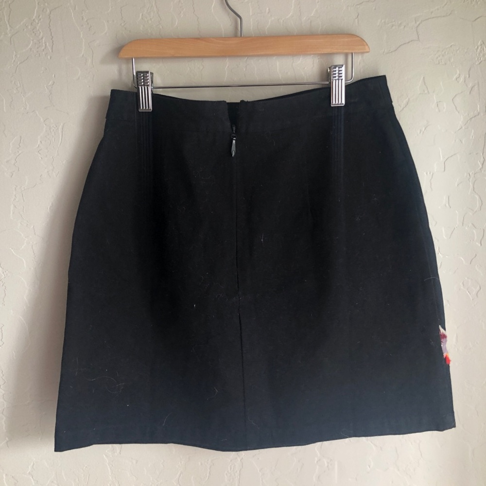 TOPSHOP || embroidered floral canvas skirt - Picture 4 of 7